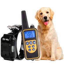 800m Electric Dog Training Collar Pet Remote Control Bark Stopping Waterproof Rechargeable LCD Display Vibration Sound Collar 2024 - buy cheap