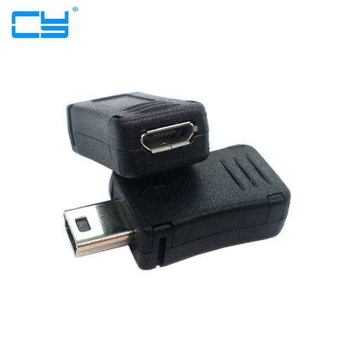 Адаптер Mini USB Type A папа-Micro USB B мама 2022 - купить недорого