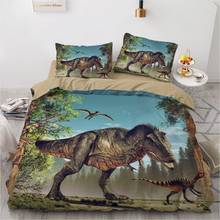 Bedding Sets 3D Custom Duvet Quilt Cover Set Comforter Bed Linen Pillowcase King Queen Full Double Animal Dinosaur Home Texitle 2024 - compra barato