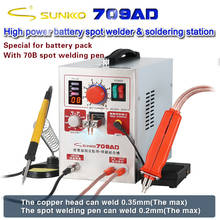 SUNKKO 709AD Spot Welder 1.9KW Pulse Spot Welding Machine For Lithium Battery Pack Welding Machine With Remote Soldering Pen 2024 - buy cheap