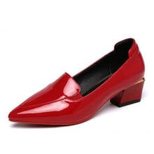 ZXRYXGS Spring Pointed Shoe 2022 Bright Patent Leather Shoes Women High Heel Shoes Wedding Party Fashion Shoes High Heels 4.5 Cm 2024 - buy cheap