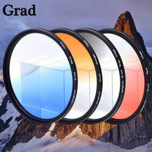 KnightX Grad gnd Camera Lens Filter For canon eos sony nikon d5300 d80 d3300  2000d 400d 49mm 52mm 55mm 58mm 62mm 67mm 72mm 77mm 2024 - buy cheap