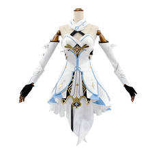Genshin-Disfraz de impacto de Anime para mujer, conjunto de accesorios, cinturón, guantes, S-XL, 2020 2024 - compra barato