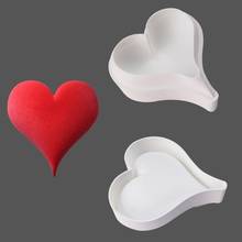 1Pc Silicone Heart 3d Cake Mold Baking Pastry Molds Chocolate Mousse Mould Cake Decorating Tools Bakeware Pan 2024 - buy cheap