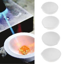 White Quartz Silica Melting Crucible Pot for Gold Silver Platinum Refine 2024 - buy cheap