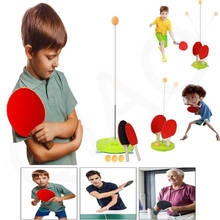 Equipamento do instrutor de tênis de mesa rebote robô rebote trainer fixo indoor ping pong bolas brinquedos atividade da família exercício saudável 2024 - compre barato