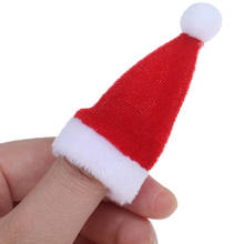 1/12 Scale Mini Dollhouse Miniature Christmas Santa Claus Hat  Christmas Hat for Children Xmas Gift Decoration Dolls Accessories 2024 - buy cheap