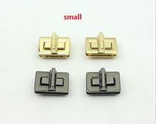 (10pcs/lot) luggage handbag hardware accessories rectangular rotary switch handbag metal lock 2024 - buy cheap