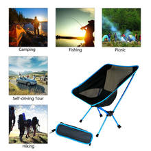 Cadeira dobrável super leve para viagem, assento portátil para acampamento, praia, caminhadas, piquenique, ferramentas de pesca 2024 - compre barato