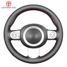 LQTENLEO Black Artificial Leather Car Steering Wheel Cover For Mini(Hatchback/Mini R50/R52/R53) 2001-2006 Convertible 2004-2008 2024 - buy cheap