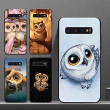 Animal Owl Phone Case For Samsung galaxy S 7 8 9 10 20 edge A 6 10 20 30 50 51 70 note 10 plus 2024 - buy cheap