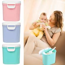 Portable Baby Food Storage Box Newborn Cereal Milk Powder Snacks Container Feeding Accessories with Spoon Silicone Seal Ring 2024 - buy cheap