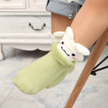5 Pairs/Lot Cartoon Baby Dispensing Non-slip Socks Baby Toddler Floor Socks Cartoon Lace Children Newborn Socks 2024 - buy cheap