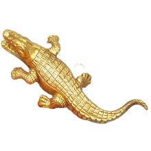 The copper crocodile lucky help business office decoration Home Furnishing gifts 2024 - buy cheap