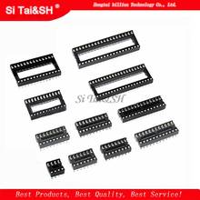 10PCS IC Sockets DIP6 DIP8 DIP14 DIP16 DIP18 DIP20 DIP28 DIP40 pins Connector DIP Socket 6 8 14 16 18 20 24 28 40 pin 2024 - buy cheap