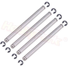 4Pcs Suspension Pins 44mm with E-Clips Replace 2640 for 1/10 Traxxas Rustler/Stampede/Bandit/Slash 2WD / Nitro Slash 2024 - buy cheap