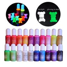 20 Colors Luminous Pigment Dye UV Resin Epoxy DIY Making Crafts Jewelry Toys Gift Decoration Handmade Crafts Art Sets 2024 - buy cheap