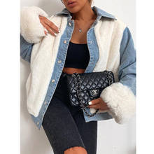 Kayotuas Women Jacket Winter White Faux Fur Coat Casual Warm Soft Single Breasted Fur Plush Overcoat Pocket Female Outwear 2024 - buy cheap