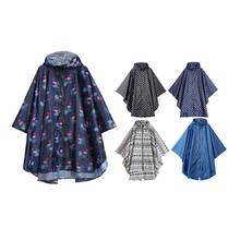 Freesmily Women's Fashion Raincoat Waterproof Rain Poncho Cloak with Hood for Hiking Climbing and Touring 2024 - buy cheap