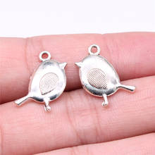 WYSIWYG 10pcs Charms Bird 20x13mm Tibetan Bronze Silver Color Pendants Jewelry Making DIY Handmade Craft For Bracelet Necklace 2024 - buy cheap