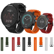 Correa de silicona para Suunto 9 7/suunto 9 baro/ suunto D5, pulsera deportiva, accesorios 2024 - compra barato