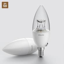 Nova youpin inteligente e14 lâmpada led, luz branca e quente, para kit de casa inteligente controle wi-fi sem fio por xiaomi mi casa inteligente mijia app 2024 - compre barato