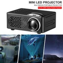 Miniproyector LED portátil HD 1080P, dispositivo Multimedia para cine en casa, vídeo, enfoque Manual, ajuste para cine en casa 2024 - compra barato