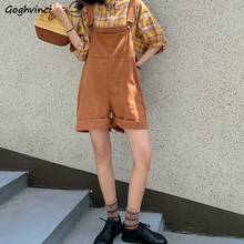 Denim Rompers Women Sleeveless Summer Chic Lovely Loose Fashion Ulzzang Leisure Retro Harajuku Solid Streetwear Simple Students 2024 - buy cheap