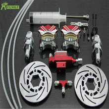 Alloy CNC Piston Front Hydraulic Brake System Set Fit for 1/5 GTB HPI ROFUN ROVAN KM BAJA 5B 5T 5SC SS RC CAR Toys PARTS 2024 - buy cheap