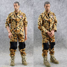 1/6th Камуфляж Форма армии одежда Топ и штаны, модель подходит 12 "мужской действий Figrue куклы для тела 2024 - купить недорого