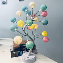 24LED Tree Branch Lamp Cotton Ball Floral Lights Home Christmas Birthday Party Garden Indoor ecorative led lights 2024 - buy cheap