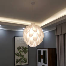 Moderno e minimalista lustre criativo pinho cone forma lustre estilo nórdico restaurante quarto luz da sala 2024 - compre barato