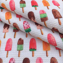 Ice Cream Popsicle Summer Print Bullet Fabric Textured Liverpool 4 Way Stretch Spandex Knit Fabric For Baby HeadWrap Bummies 2024 - buy cheap