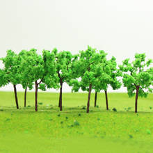 50pcs N Z Gauge Model Train Layout Model Trees Green 1:150 42mm D4524 2024 - buy cheap