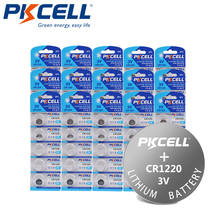 PKCELL-baterías de reloj de litio CR1220, 3V, BR1220 L04 100 LM1220 ECR1220, 1220 Uds./20 paquetes 2024 - compra barato