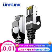 Сетевой Соединительный кабель Unnlink UTP Cat6 STP Cat7 Lan-кабель RJ45 2 м 3 м 5 м 8 м 10 м для ПК, компьютера, модема, маршрутизатора, ТВ-приставки 2024 - купить недорого