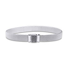 Reflexions Clasp Mesh Valentine Day Jewelry Christmas Aesthetic Signature 100% Real Silver S925 Bracelets for Women 2024 - buy cheap