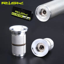 RISK Bike Bicycle Fork Steerer 1-1/8" (28.6mm) Headset Stem Top Cap Carbon Compression Plug Star Nut Adjuster Expansion Bolt 2024 - купить недорого