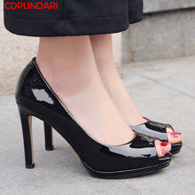 Fashion Peep Toe Super High Heels Platform Women Pumps Stiletto Summer Party Shoes Tacones Mujer Escarpins Femme 2024 - buy cheap