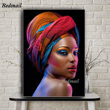 Sexy Black Nude African Woman Red Lips Diy Diamond Painting 5D full Drill mosaic diamond embroidery Home Decor puzzle EE806 2024 - buy cheap