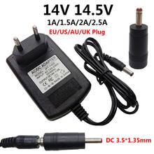 Adaptador de corriente de 14V, 14,5 V CC, 3,5x1,35mm, AC DC 14V, 14,5 V, 1A, 1.5A, 2A, 2.5A, ac/DC 2024 - compra barato