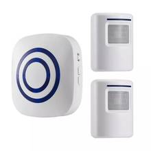 Campainha digital sem fio com sensor pir, alarme de indução para segurança da casa, detector infravermelho 2024 - compre barato