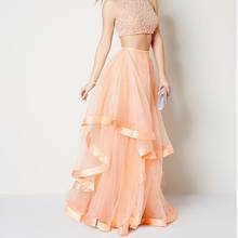 Elegant Long Tulle Skirts Tutu Floor Length Woman Tulle Skirt Wedding Guest Wear Maxi Skirts Saias Longa 2024 - buy cheap
