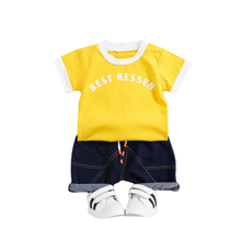New Boys Clothing Summer Baby Girl Clothes Children Sport T-Shirt Shorts 2Pcs/Sets Infant Casual Costume Fashion Kids Tracksuits 2024 - buy cheap