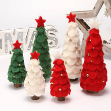 Santa Claus de fieltro de madera para Navidad, adorno de escritorio para casa, Bar, tienda, Decoración, regalo de vacaciones xx81 2024 - compra barato