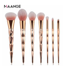 MAANGE 7/10Pcs Diamond Makeup Brushes Set Powder Foundation Eye Shadow Blush Blending Cosmetics Beauty Make Up Brush Tool Kits 2024 - buy cheap