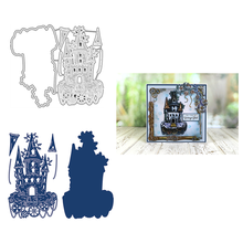 New 2020 Metal Cutting Die and Scrapbooking For Paper Making Castle Building Embossing Hot Foil Plates Frame Card Craft No Stamp 2024 - buy cheap