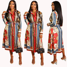 African Dresses For Women African Clothes Africa Shirt Dress Print Dashiki Ladies Clothing Ankara Plus Size Africa Women Dress 2024 - buy cheap