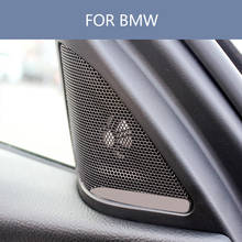 Car tweeter cover trim for BMW F48 X1 auto front door speaker audio decor cover horn loudspeaker trumpet protection case shell 2024 - buy cheap