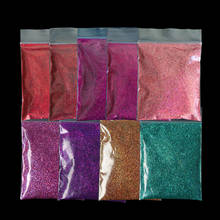 10 bolsas de polvo holográfico para uñas, purpurina para diseño de manicura, decoraciones para arte de uñas, pigmento cromado de oro rosa, suministros para uñas 2024 - compra barato